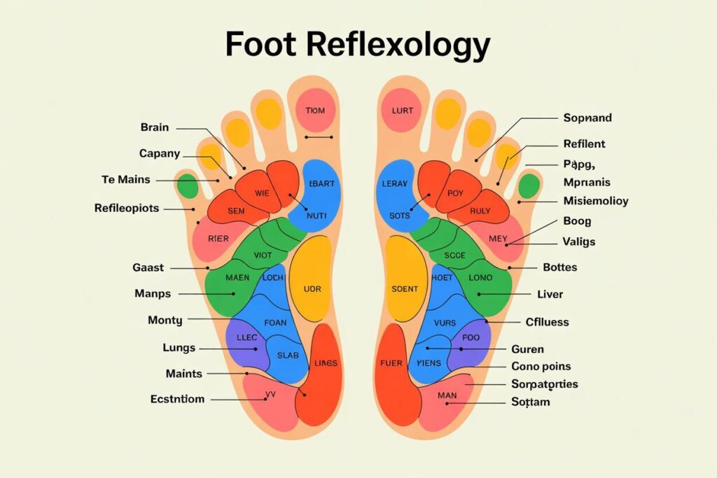Foot Reflexology Chart