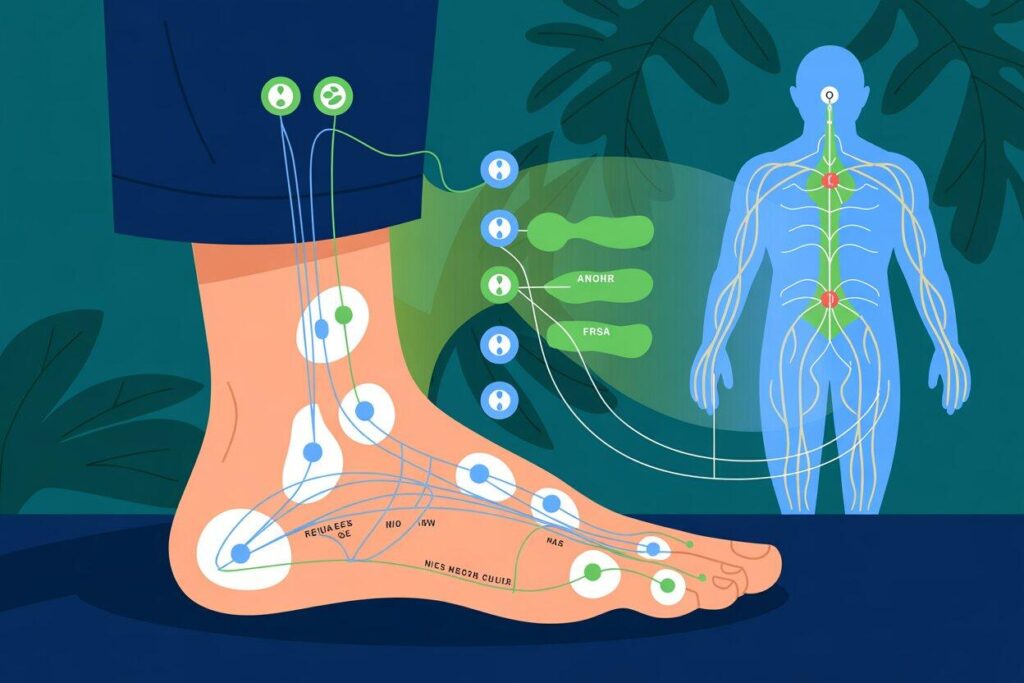 Foot Reflexology Chart and Benefits