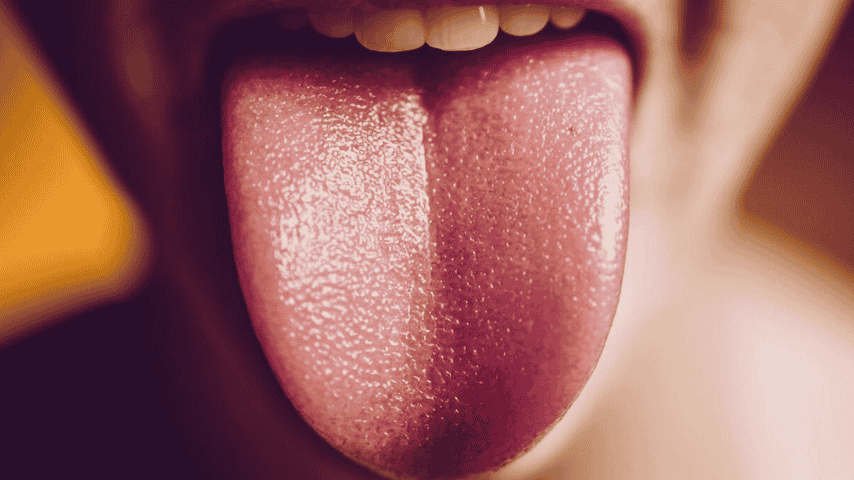 Tongue Bumps Back of Tongue