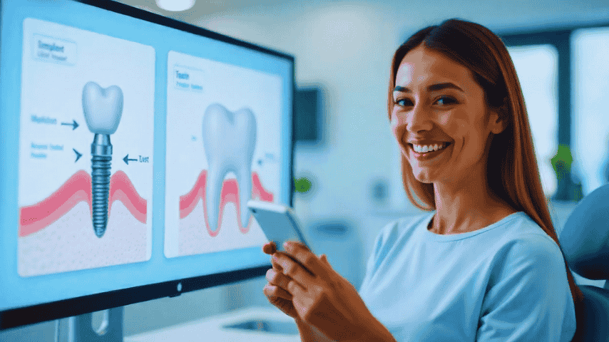 tooth implant vs bridge