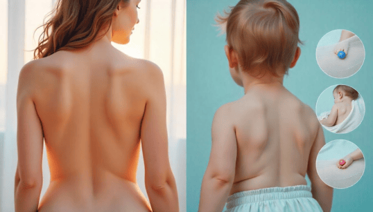 Back dimples vs. sacral dimple-dimples on back-Back dimples and sacral dimple- backside dimples