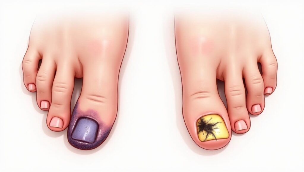 Black Toe Nail or Fungus Here's How to Tell