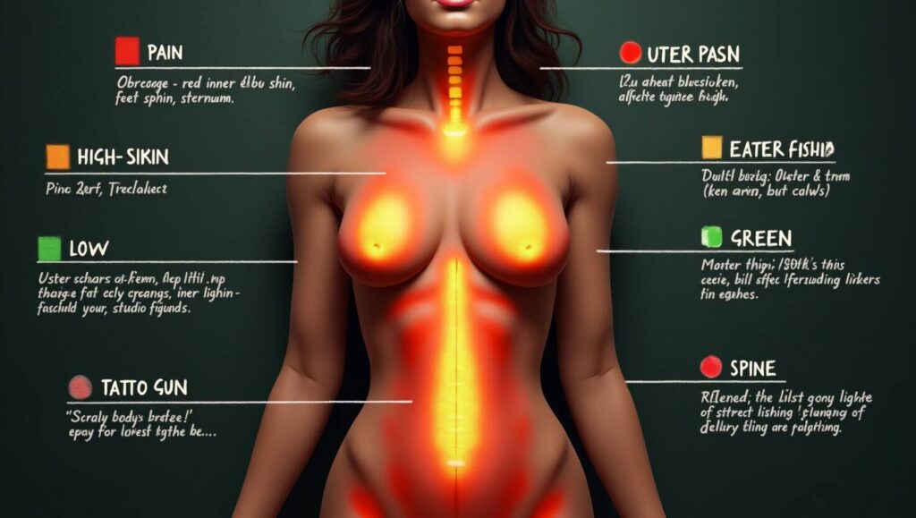 Tattoo Pain Chart for Females