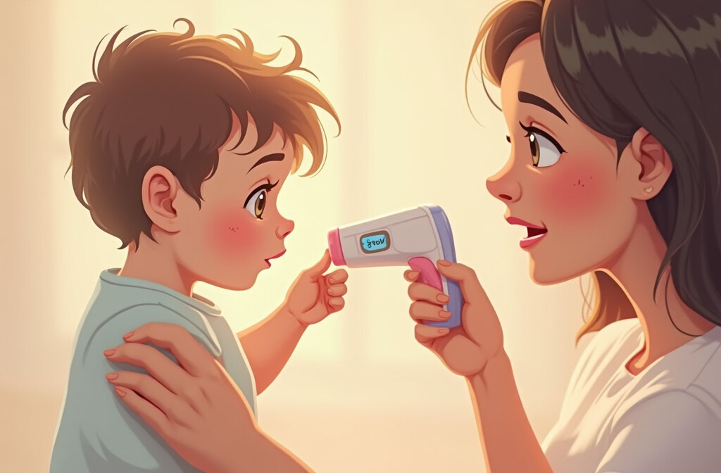 Underarm Temperature Chart for Parents